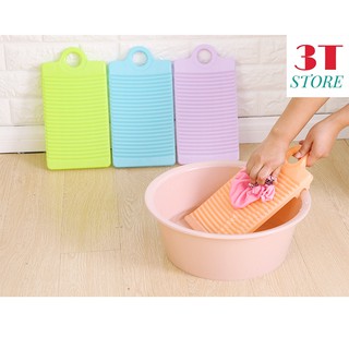 Tấm chà giặt quần áo bằng nhựa tiện ích