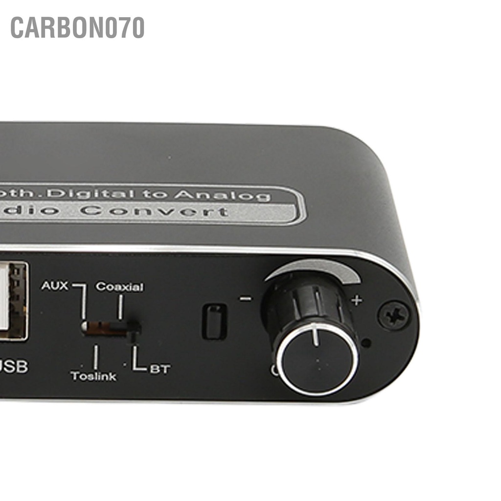 Carbon070 Bộ khuếch đại kỹ thuật số Bluetooth 5.1 HiFi Stereo Analog to Digital Converter có Mic cho Hệ thống rạp hát loa gia đình