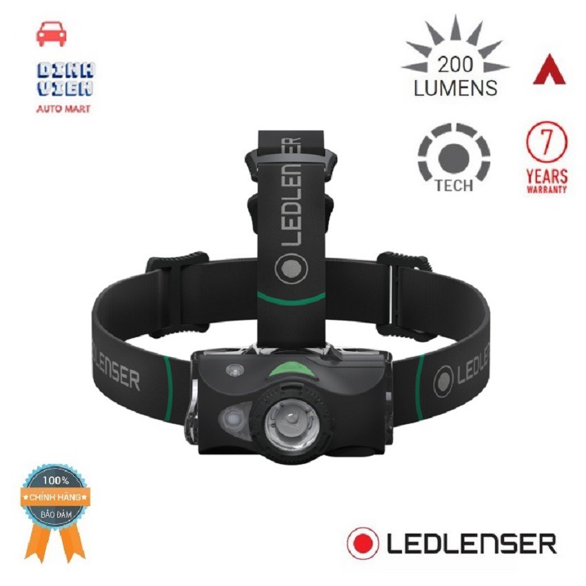 [CAO CẤP] Đèn Pin Đội Đầu LEDLENSER MH8 Pin Sạc Siêu sáng, tận hưởng sự linh hoạt,đầu đèn có thể tháo rời,ít hao điện.