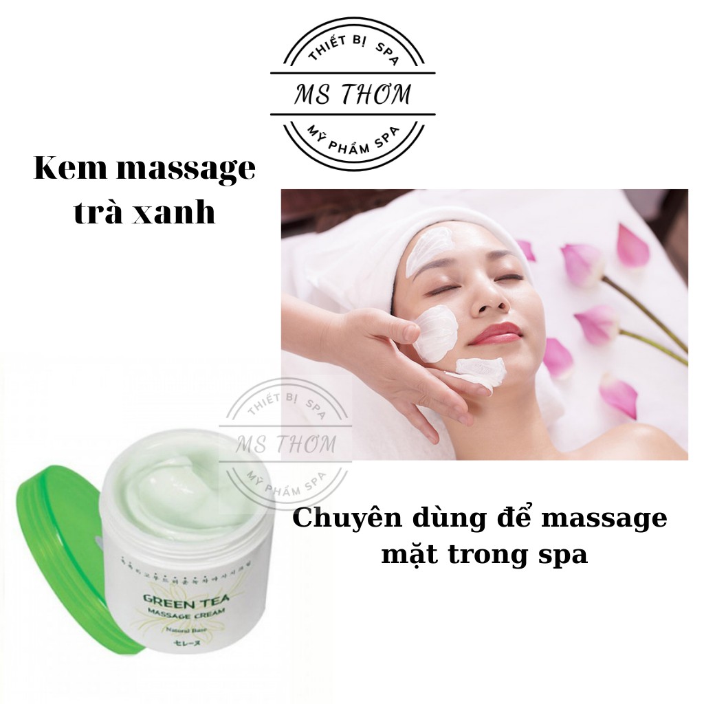 Kem massage tổng hợp trà xanh GREEN TEA MASSAGE CREAM 480ml