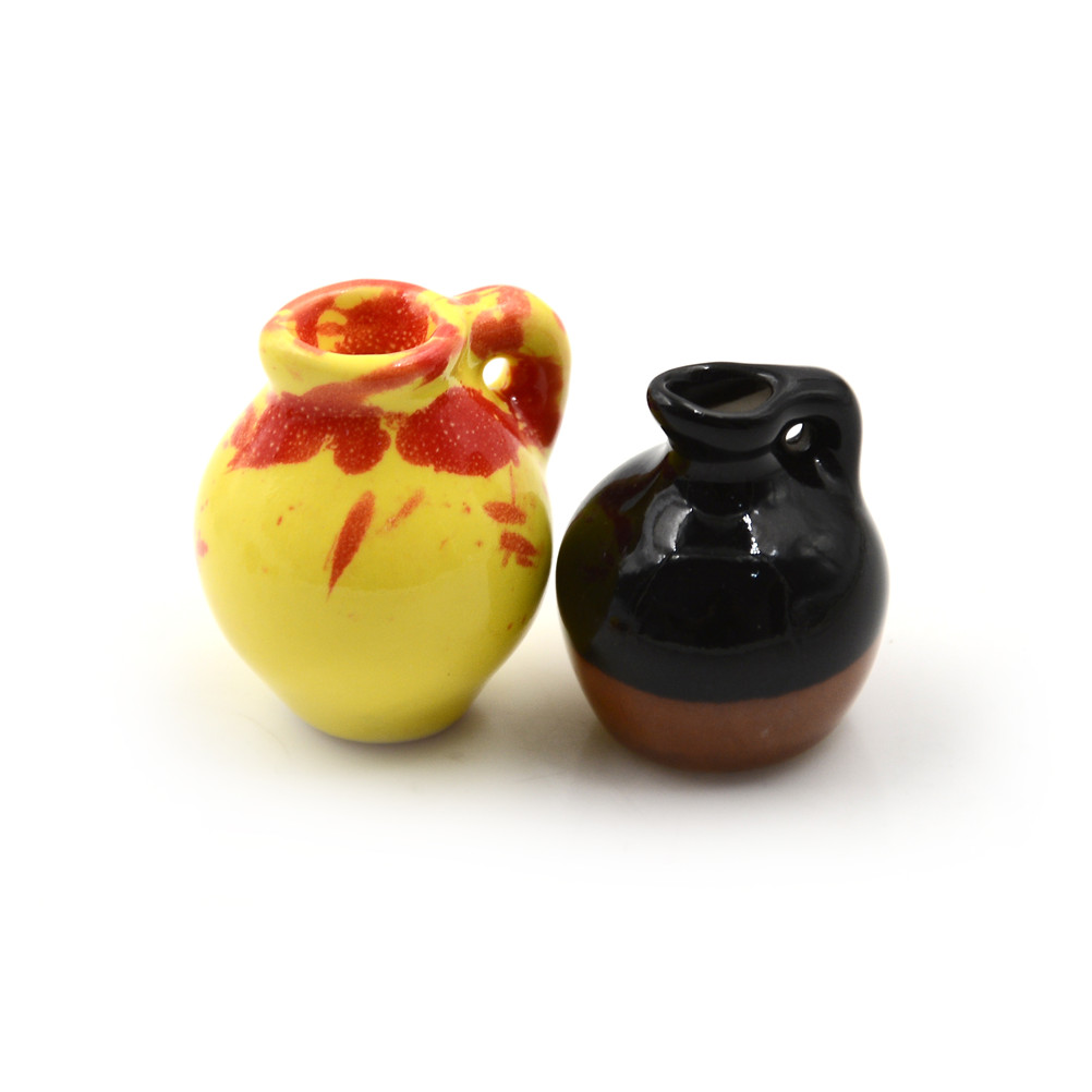 Bình Hoa Sứ Mini Tỉ Lệ 1: 12 Dùng Trang Trí Nhà Búp Bê