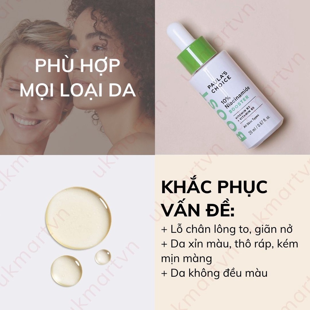 Tinh chất se khít lỗ chân lông và làm sáng da Paula’s Choice 10% Niacinamide Booster - 20ml 7980