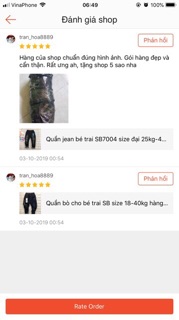 Combo 4 Quần bò cho bé