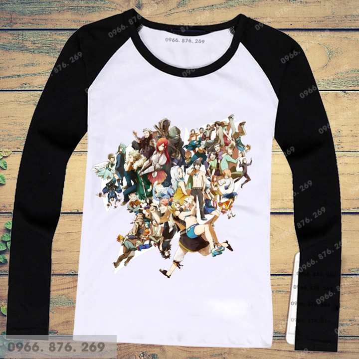 Áo thun dài tay fairy tail theo yêu cầu | BigBuy360 - bigbuy360.vn