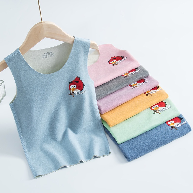 [ZY] Áo Không Tay Hai Mặt 90-170cm Phong Cách Hàn Quốc Giữ Ấm Mùa Thu Đông Cho Bé