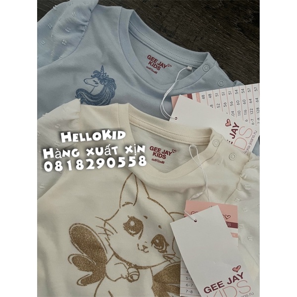 A430- Áo thun cotton Gee.Jay cho bé gái