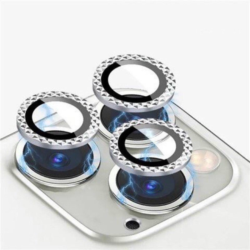 [Màu Kim Cương] Cường lực Iphone 12 Mini/ 12/ 12 Pro max [ Bộ 3 mắt] Dán từng mắt camera chống trầy bảo vệ camera iPhone