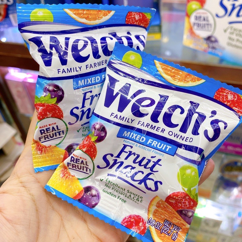 KẸO DẺO TRÁI CÂY WELCH’S CỦA MỸ - COMBO 5 GÓI
