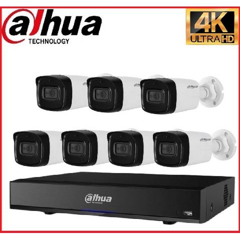 Trọn gói Camera Cao cấp 4K 01 - 7 camera Dahua (8MP)