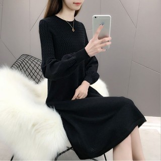 V006 - Váy len cao cấp tay bồng