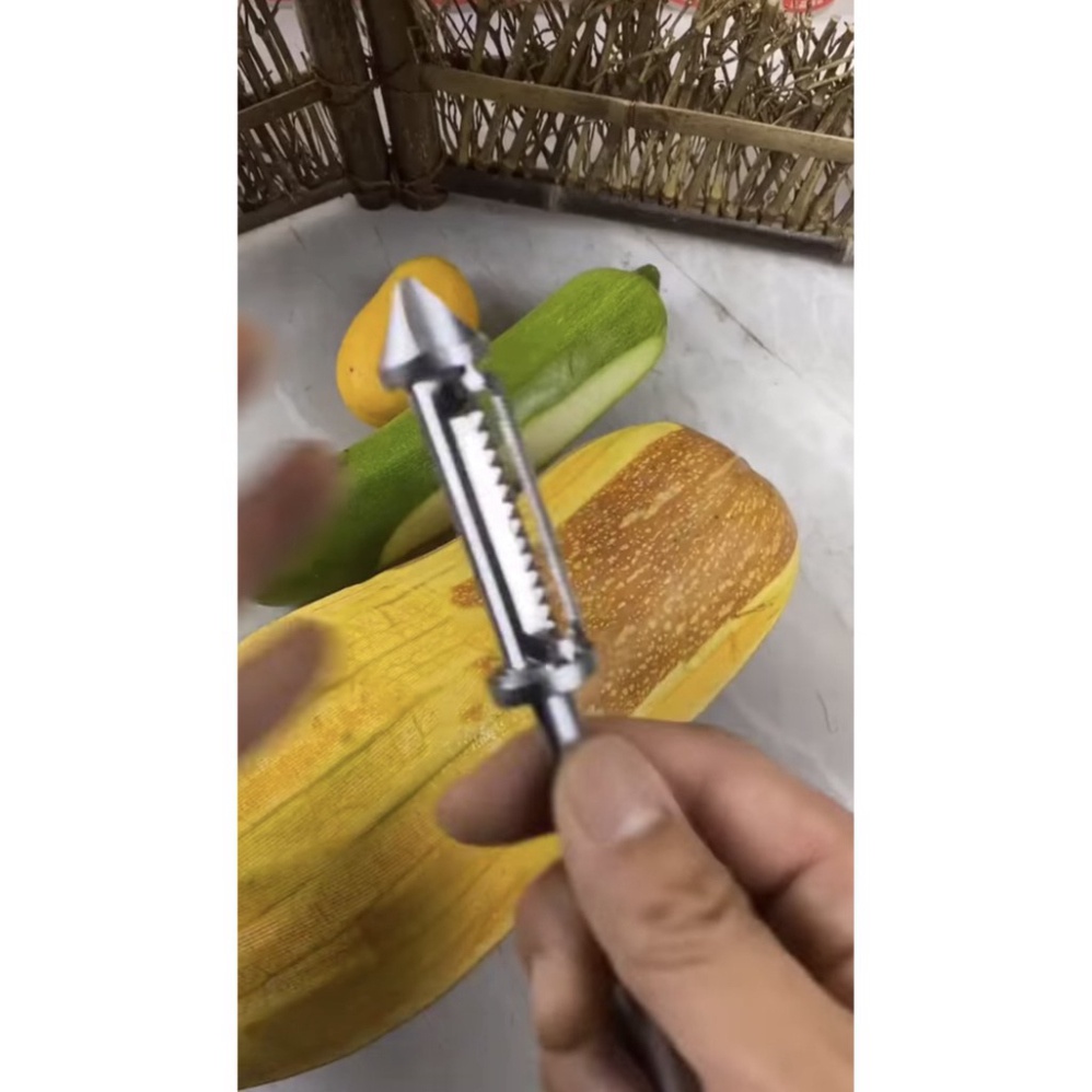 Nạo Rau Củ quả Inox cao cấp đa năng 4 in 1