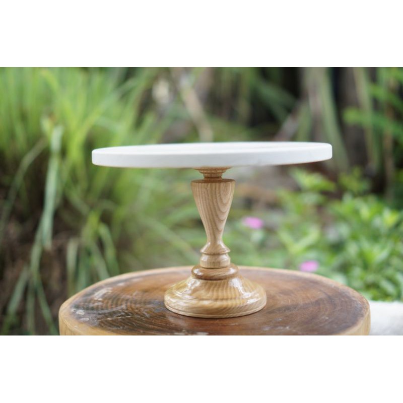 Cakestand - chân đế bánh kem,đồ decor - gỗ ash (tần bì)