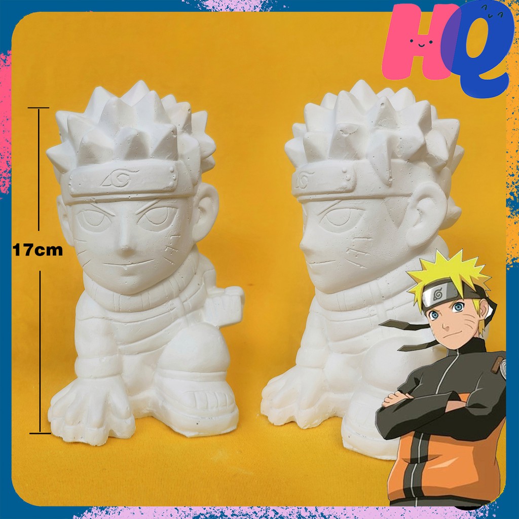 Tượng tô màu NARUTO cỡ LỚN, tượng thạch cao cho bé phim hoạt hình NARUTO