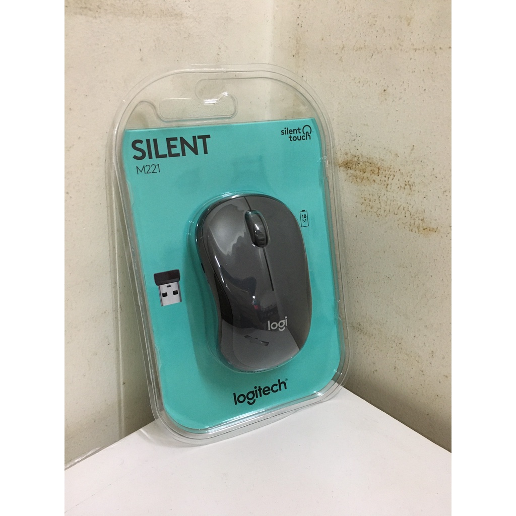 Chuột Logitech M221 Không dây SilentTouch - DGW phân phối