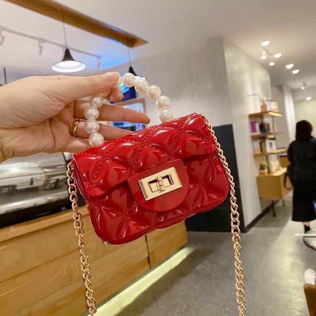 Túi silicon mini đeo chéo nữ đẹp đi chơi thời trang hàn quốc dễ thương cute giá rẻ