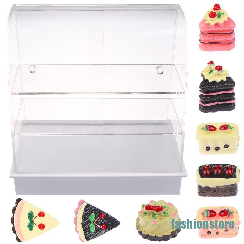 💥💥Mô Hình Bánh Kem Mini Tỉ Lệ 1: 12 Xinh XắnBộ Đồ Chơi Bánh Mini 8 Món