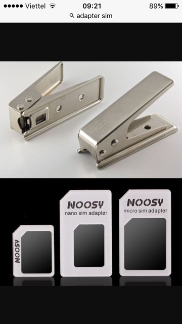 [Mua 1 tặng 1] Adapter khay sim Noosy