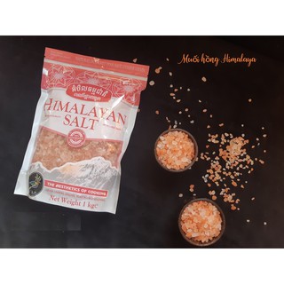 MUỐI HỒNG HIMALAYAN-Natural Gourmet Pink Salt– Gói 1Kg (Đóng gói tại Cambodia)