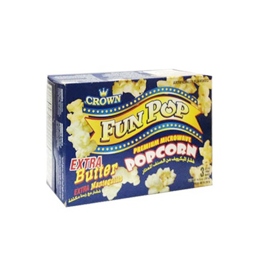 Bắp Nổ Crown Fun Pop Vị Bơ 297g