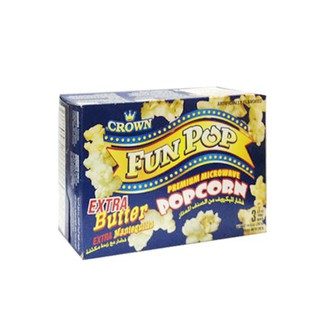 Bắp nổ crown fun pop vị bơ 297g