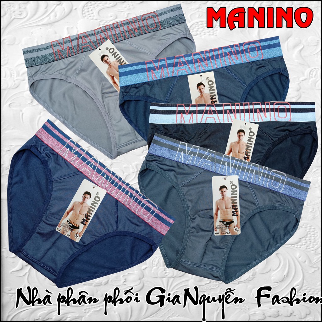 Set 4 Quần lót nam MANINO - Chất siêu nhẹ - Hàng VN Cao cấp