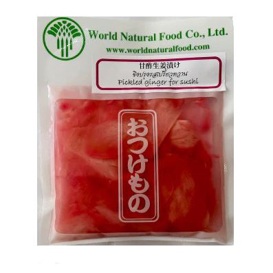[Hàng Nhật] Gừng hồng Gari Pink ăn kèm sushi, sashimi 250g