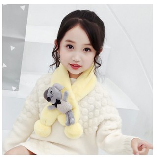 Khăn Quàng Cổ Ấm Áp Đính Thú Siêu Cute Cho Bé Trai Bé Gái