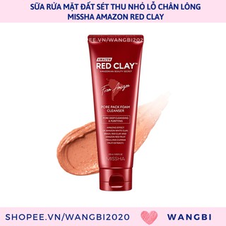 Sửa Rửa Mặt Amazon Red Clay Missha