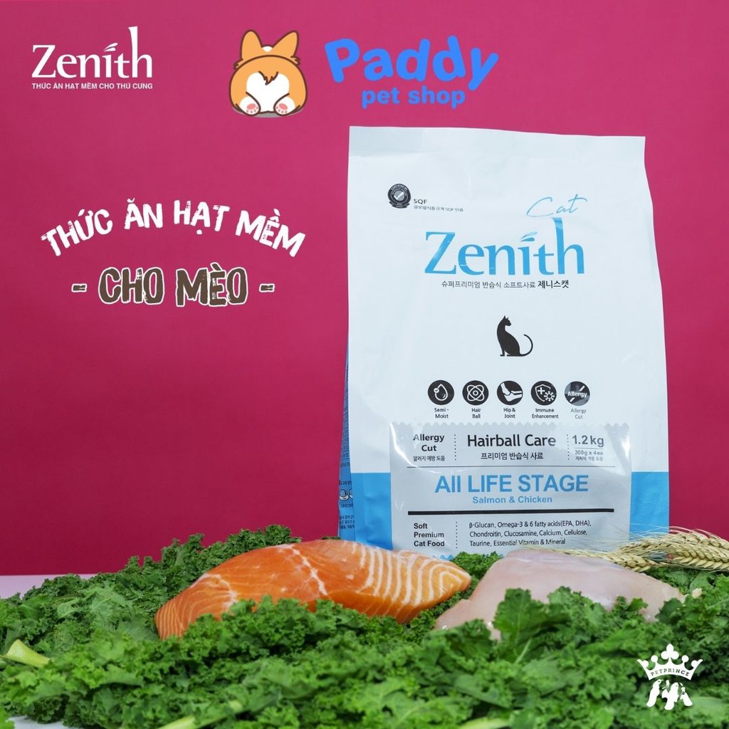 Hạt Mềm Zenith Hairball Tiêu Búi Lông Cho Mèo