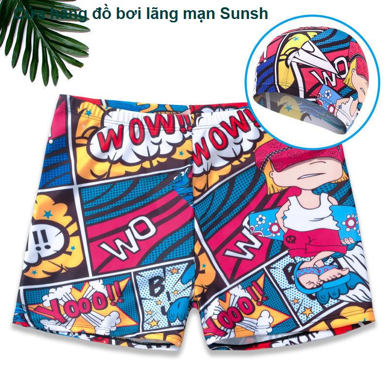 Quần bơi áo tắm nam boxer chống vụng về nhanh khô Bộ thời trang giới suối nước nóng rộng rãi và phóng to