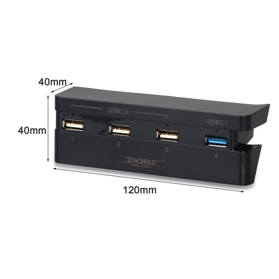 (orb) Bộ Chia Usb Hub 4 Trong 1 Tốc Độ Cao Cho Sony Playstation 4 Slim Ps4 Slim