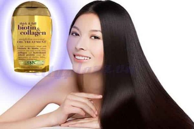Dưỡng tóc OGX Biotin & Collagen Weightless Healing oil 100ml | BigBuy360 - bigbuy360.vn
