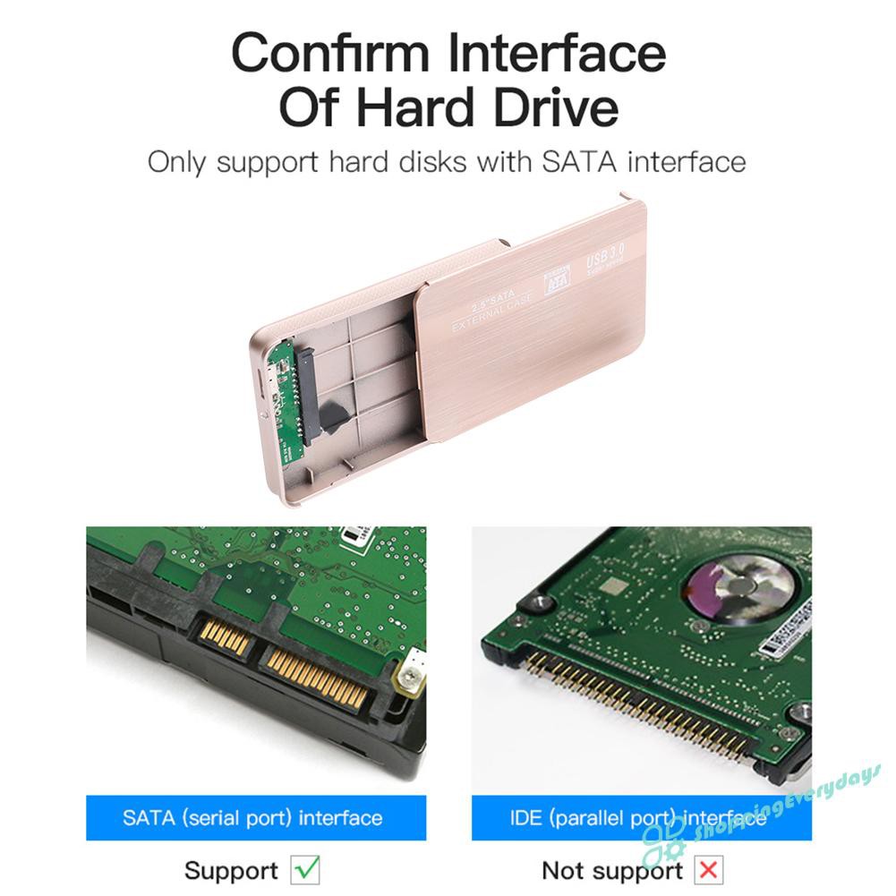 SATA Vỏ Ổ Cứng Ngoài Sv Yd0016 2.5 Inch Hdd Ssd Sang Usb 3.0