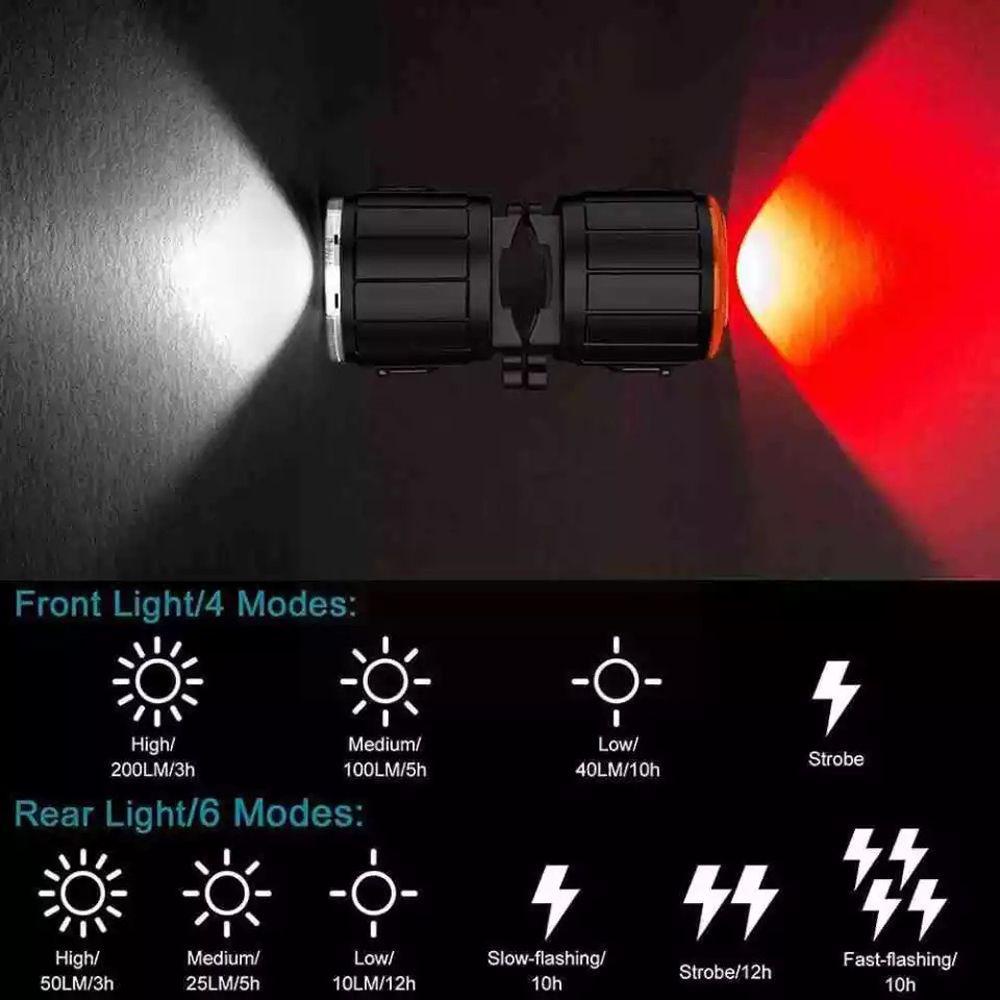 Danilo Đèn Pha Thông Minh Gắn Đuôi Xe Đạp Leo Núi Chất Lượng Cao