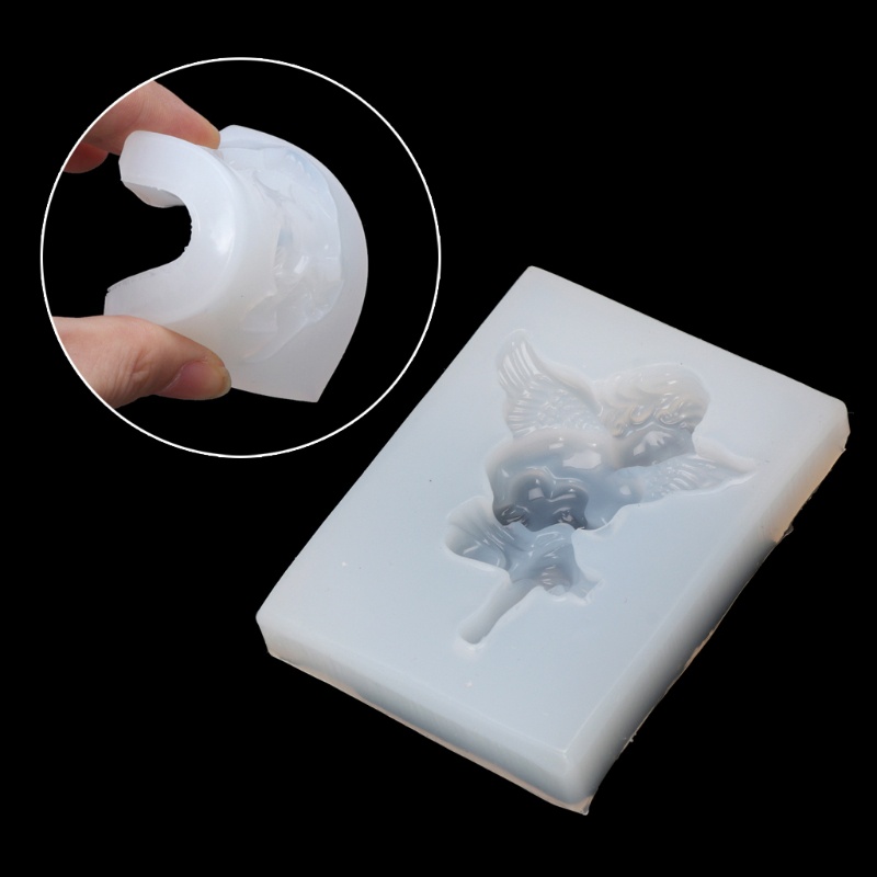 Khuôn Silicone Làm Trang Sức DIY Hình Thiên Thần