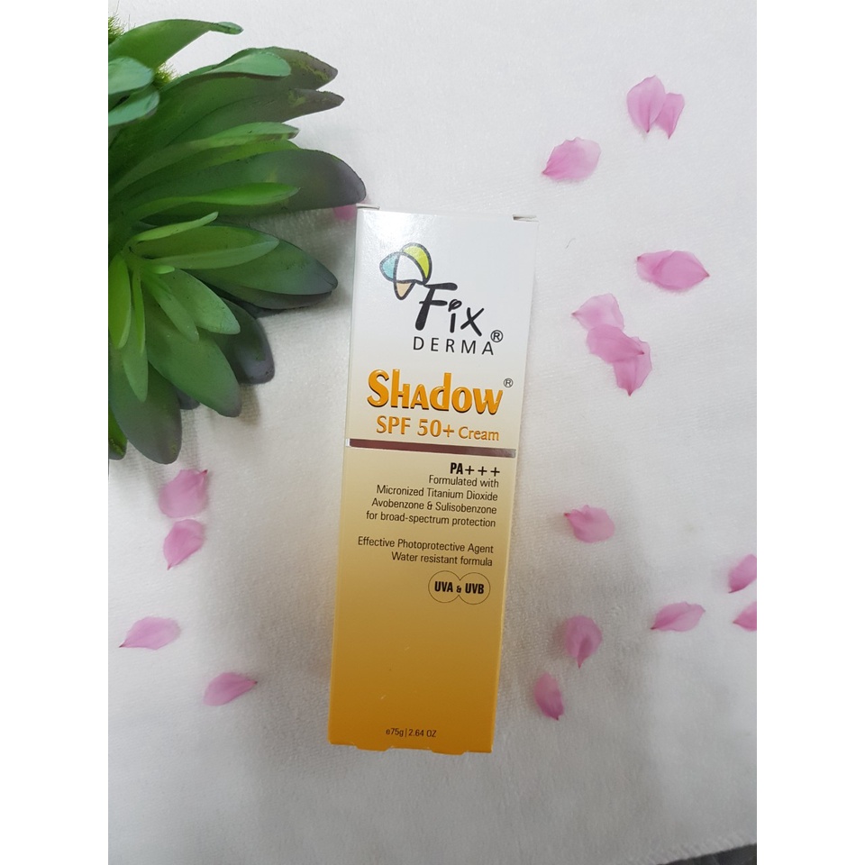 [HÀNG NHẬP KHẨU] Kem /Gel Chống Nắng Fixderma Shadow SPF 50+ Cream/SPF 30+ Gel-Da Mặt Và Toàn Thân, Mỏng Nhẹ Không Bí Da