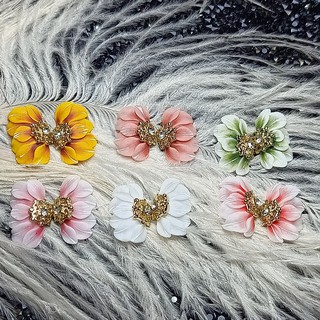 Hoa nửa ôm charm - Hoa bột đính móng HN66