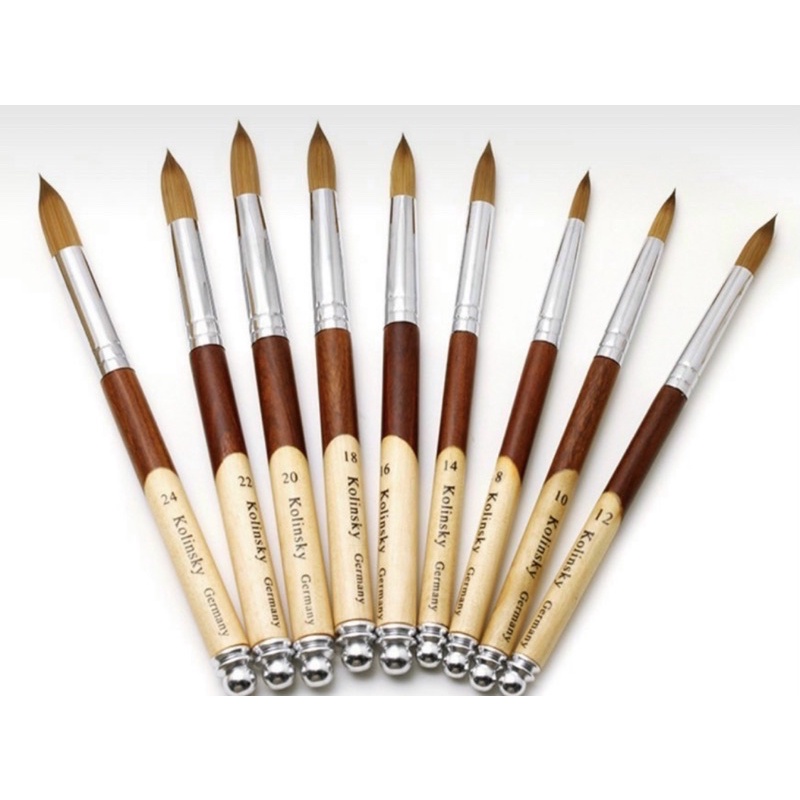 Bút đắp bột kolisky , but đắp bột lông chồn , bút đắp bột chuẩn mỹ