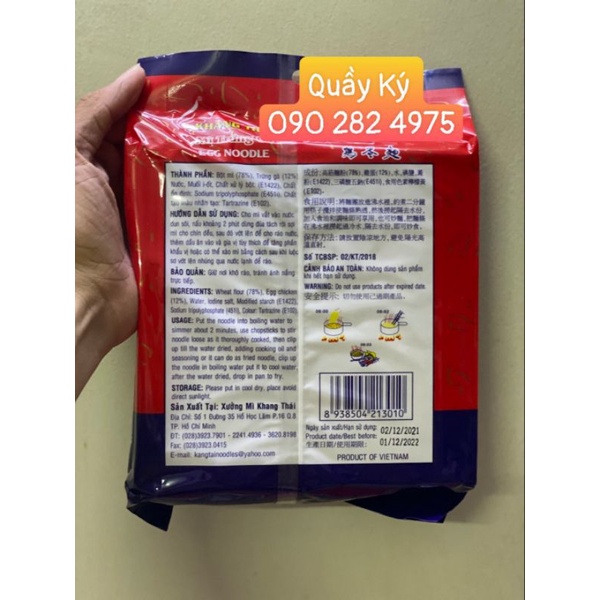 Mì trứng gà khang thái 500g