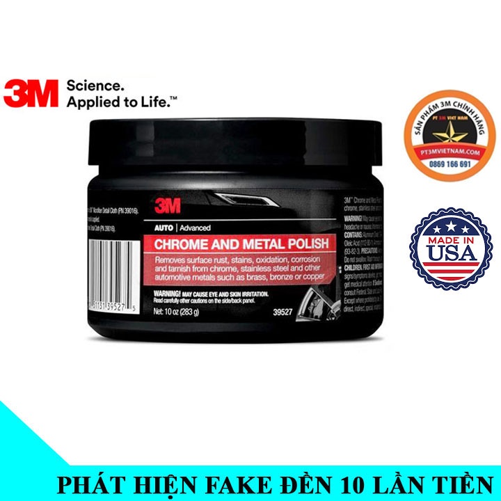 Chất đánh bóng kim loại 3M 39527 Chrome And Metal Polish