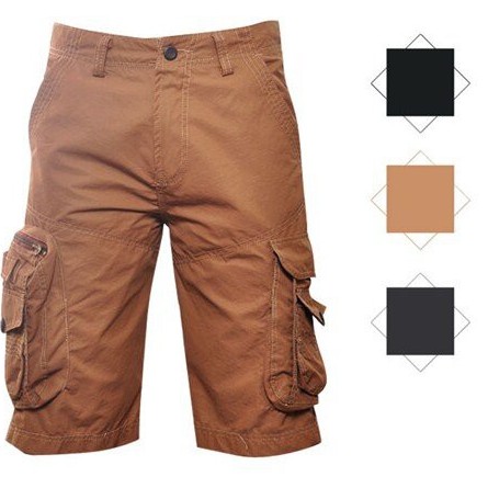 Quần Short Túi Hộp Được Thiết Kế Dạng Lửng, Lưng Quần Phối Đai Cao Cấp.