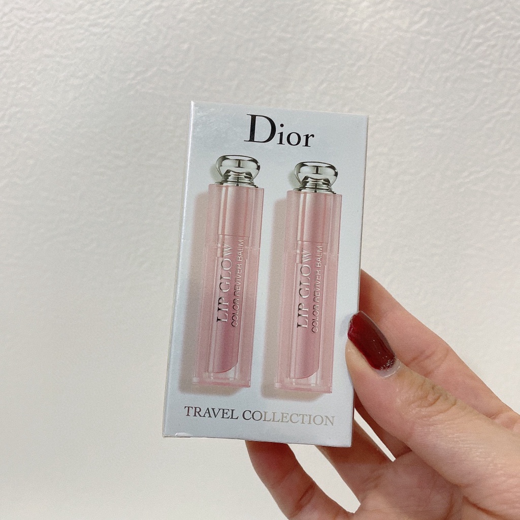 Set Son Dưỡng Môi Đổi Màu Theo Nhiệt Độ Dior 001+004