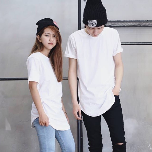 Áo phông đôi vạt bầu 