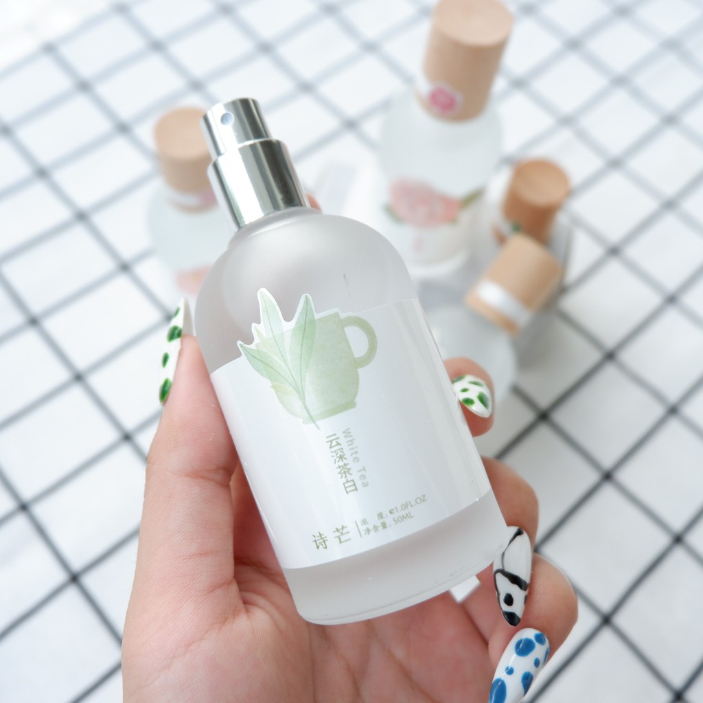 Nước hoa body mist Shi Mang chai tròn nắp gỗ đủ các hương thơm mát 50ml g20shop | Thế Giới Skin Care