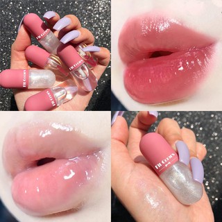 [Hàng mới về] Son bong mini chứa dầu dưỡng môi trong suốt sử dụng tiện lợi