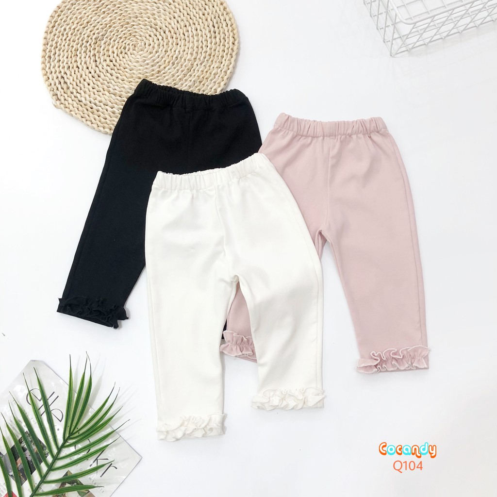 QUẦN LEGGING VIỀN BÈO DỄ THƯƠNG CHO BÉ 6 THÁNG | 1 TUỔI | 2 TUỔI | 3 TUỔI | 4 TUỔI | 5 TUỔI | 6 TUỔI TỪ 7 đến 23 kg