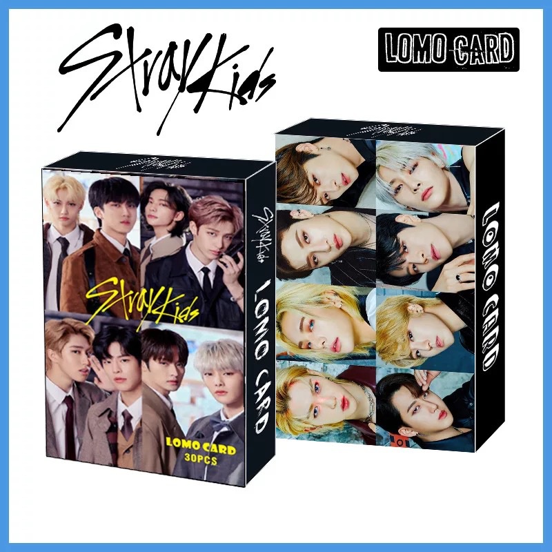 Hộp ảnh Lomo card Stray Kids 30 tấm