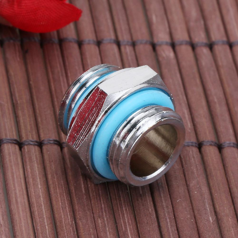 [rememberme]1pc G1/4 Dual External Thread Tube Connector for PC Water Cooling System L&6