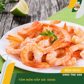 Tôm Nõn Hấp Sơ 500gam