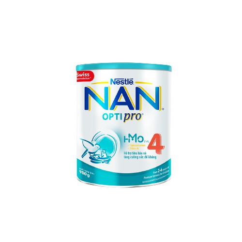 [Tặng 1 Balo Con Voi] Combo 2 Lon Sữa Bột Nestle NAN Optipro 4 (900g/hộp)